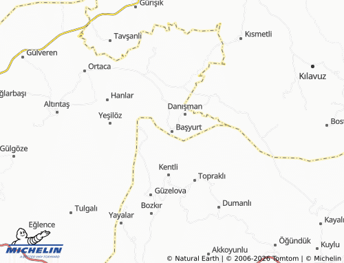 Mappa MICHELIN Başyurt - ViaMichelin