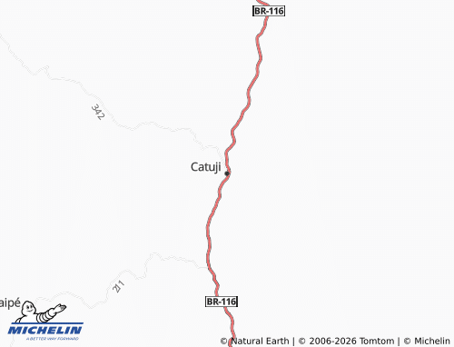 Mapa MICHELIN Catuji - ViaMichelin