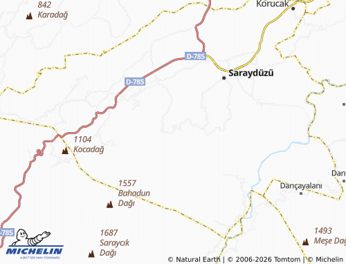 Mappa MICHELIN Avluca - ViaMichelin