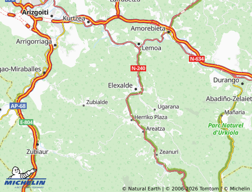MICHELIN Zelaia map - ViaMichelin