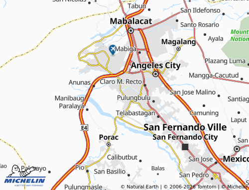 MICHELIN Pampang map - ViaMichelin