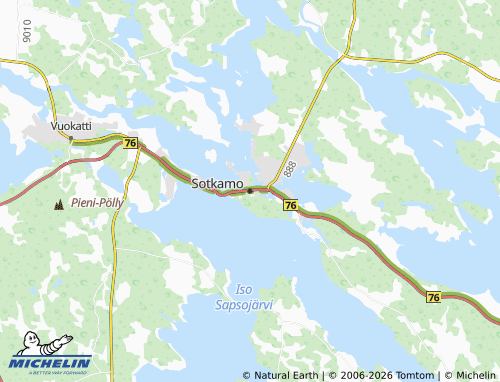 MICHELIN-Landkarte Sotkamo - ViaMichelin