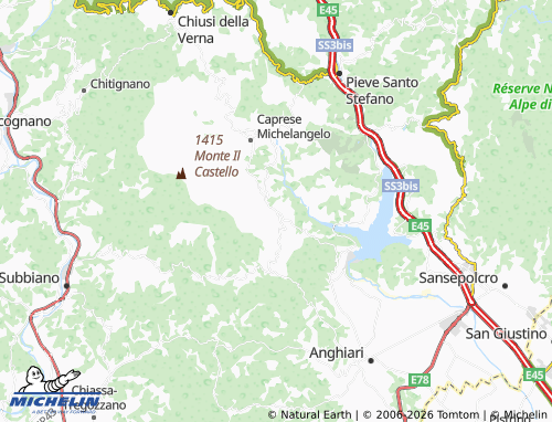 MICHELIN Manzi map - ViaMichelin
