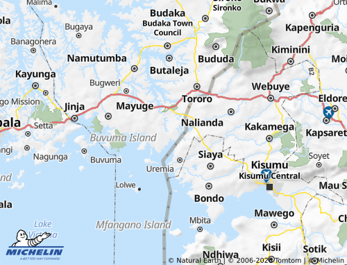 Kaart MICHELIN Samia-Bugwe - ViaMichelin