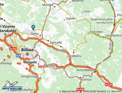 MICHELIN Lezama map - ViaMichelin