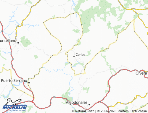 MICHELIN Coripe map - ViaMichelin