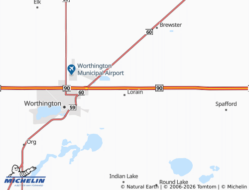 Mappa MICHELIN Lorain - ViaMichelin