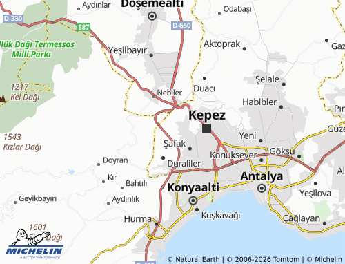 Mappa MICHELIN Ünsal - ViaMichelin