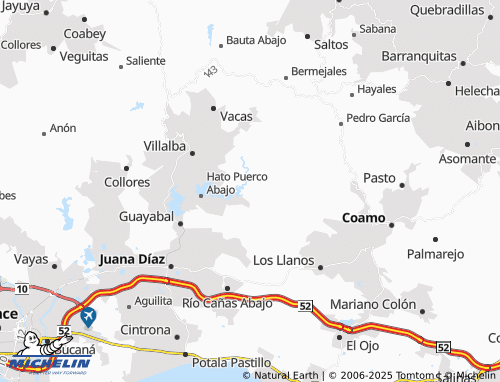 MICHELIN Caonillas Abajo map - ViaMichelin