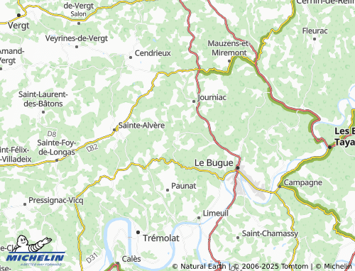 MICHELIN Saint-Avit-de-Vialard map - ViaMichelin