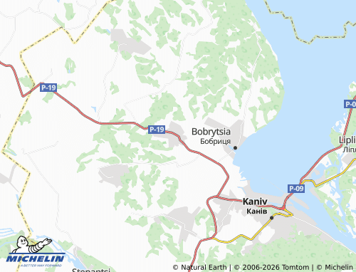 Mapa MICHELIN Hryshchyntsi - ViaMichelin