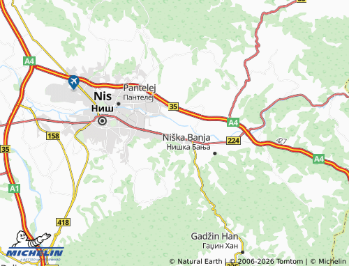 Mapa MICHELIN Brzi Brod - ViaMichelin