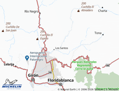 Mapa MICHELIN Rosa Blanca - ViaMichelin