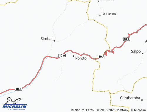 Carte MICHELIN Poroto - ViaMichelin