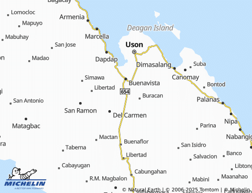 Carte MICHELIN Mabuhay - ViaMichelin