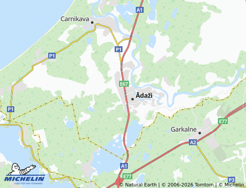 Mapa MICHELIN Stapriņi - ViaMichelin