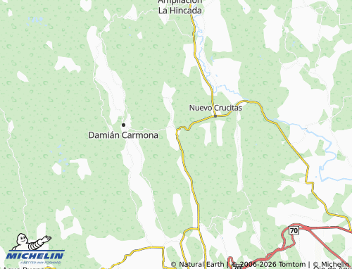 Mapa MICHELIN Las Crucitas - ViaMichelin