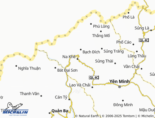 MICHELIN Na Khê map - ViaMichelin
