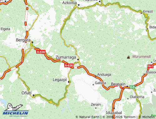 Mappa MICHELIN Zumarraga - ViaMichelin