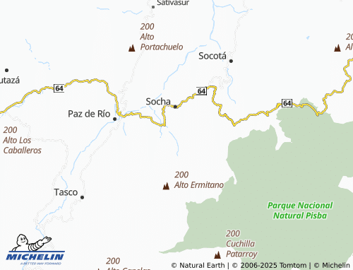 MICHELIN Socura map - ViaMichelin