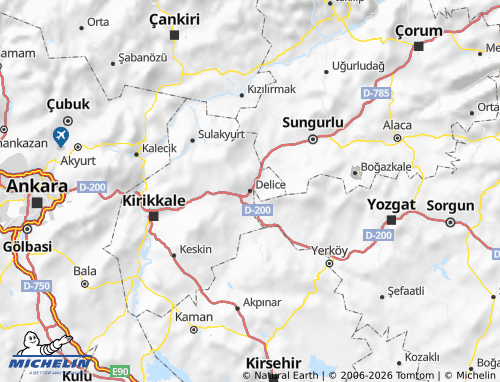 MICHELIN Delice map - ViaMichelin