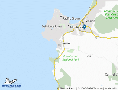 Mappa MICHELIN Carmel - ViaMichelin