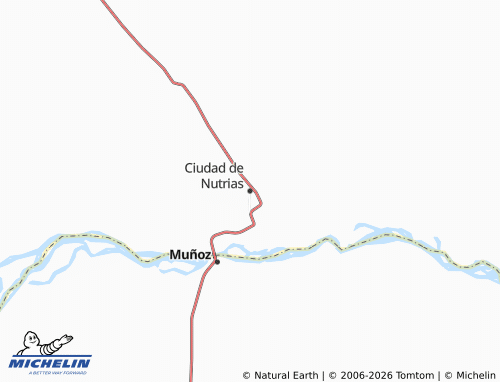 MICHELIN Ciudad de Nutrias map - ViaMichelin