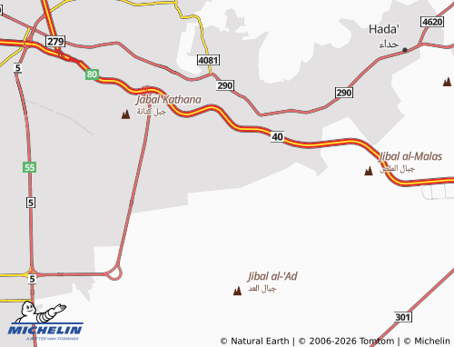 Carte MICHELIN al-Osaylah - ViaMichelin
