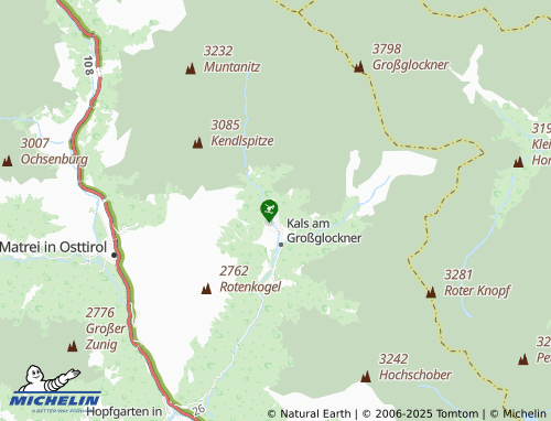 MICHELIN Burg map - ViaMichelin