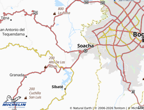 Mapa MICHELIN Nueva Compartir - ViaMichelin
