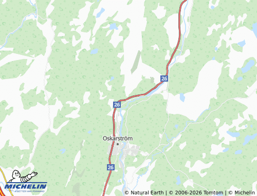 MICHELIN Johansfors map - ViaMichelin