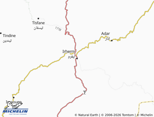 MICHELIN Eeghram map - ViaMichelin