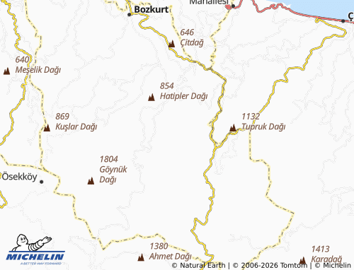 Mappa MICHELIN Yaylatepe - ViaMichelin