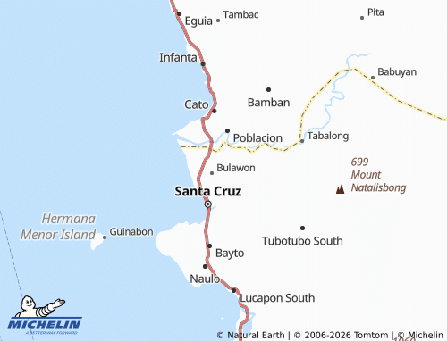 MICHELIN Bangcol map - ViaMichelin