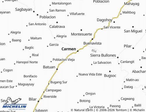 MICHELIN Nueva Vida Norte map - ViaMichelin