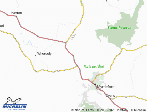 MICHELIN Gapsted map - ViaMichelin