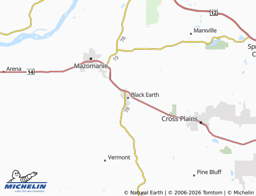 Mappa MICHELIN Black Earth - ViaMichelin