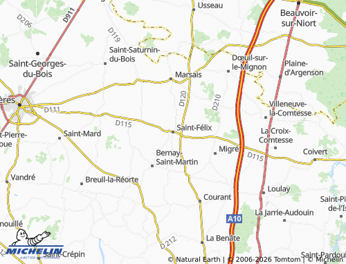 Mapa MICHELIN Saint-Félix - ViaMichelin