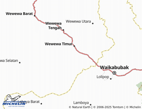 MICHELIN Maliti Dari map - ViaMichelin