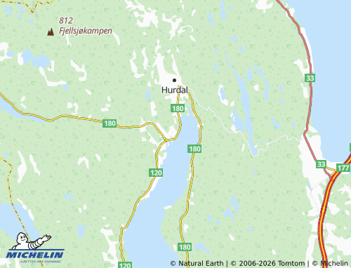 MICHELIN-Landkarte Prestegardshagan - ViaMichelin