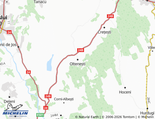 MICHELIN Oltenești map - ViaMichelin