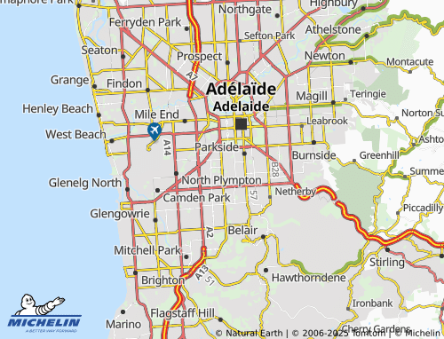 MICHELIN Millswood map - ViaMichelin