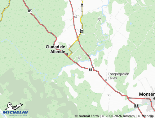 MICHELIN Los Leal map - ViaMichelin