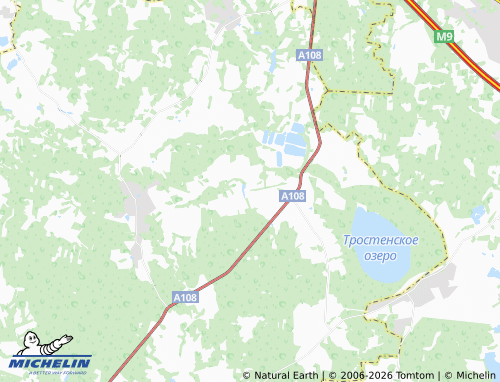 Carte MICHELIN Borodenki - ViaMichelin
