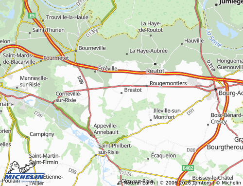 Carte MICHELIN Brestot - ViaMichelin