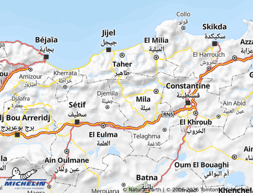 Carte MICHELIN Ferdjioua - ViaMichelin