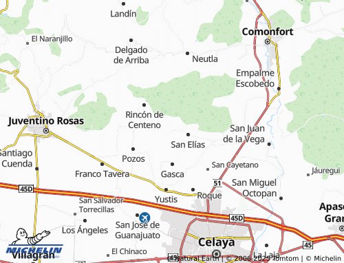MICHELIN Santa Teresa map - ViaMichelin
