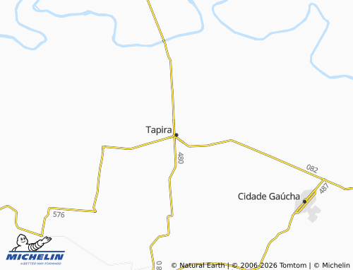 Mapa MICHELIN Tapira - ViaMichelin