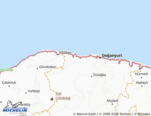 MICHELIN Evşen Mahallesi map - ViaMichelin