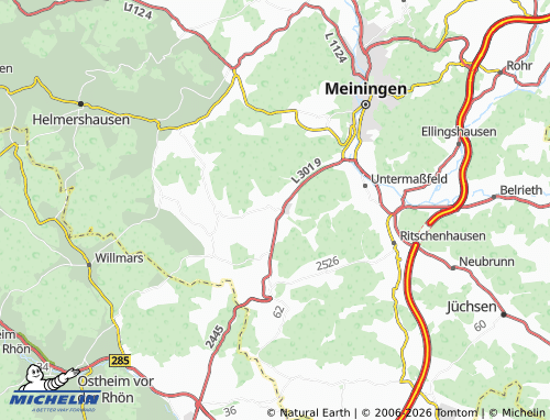 MICHELIN Sülzfeld map - ViaMichelin